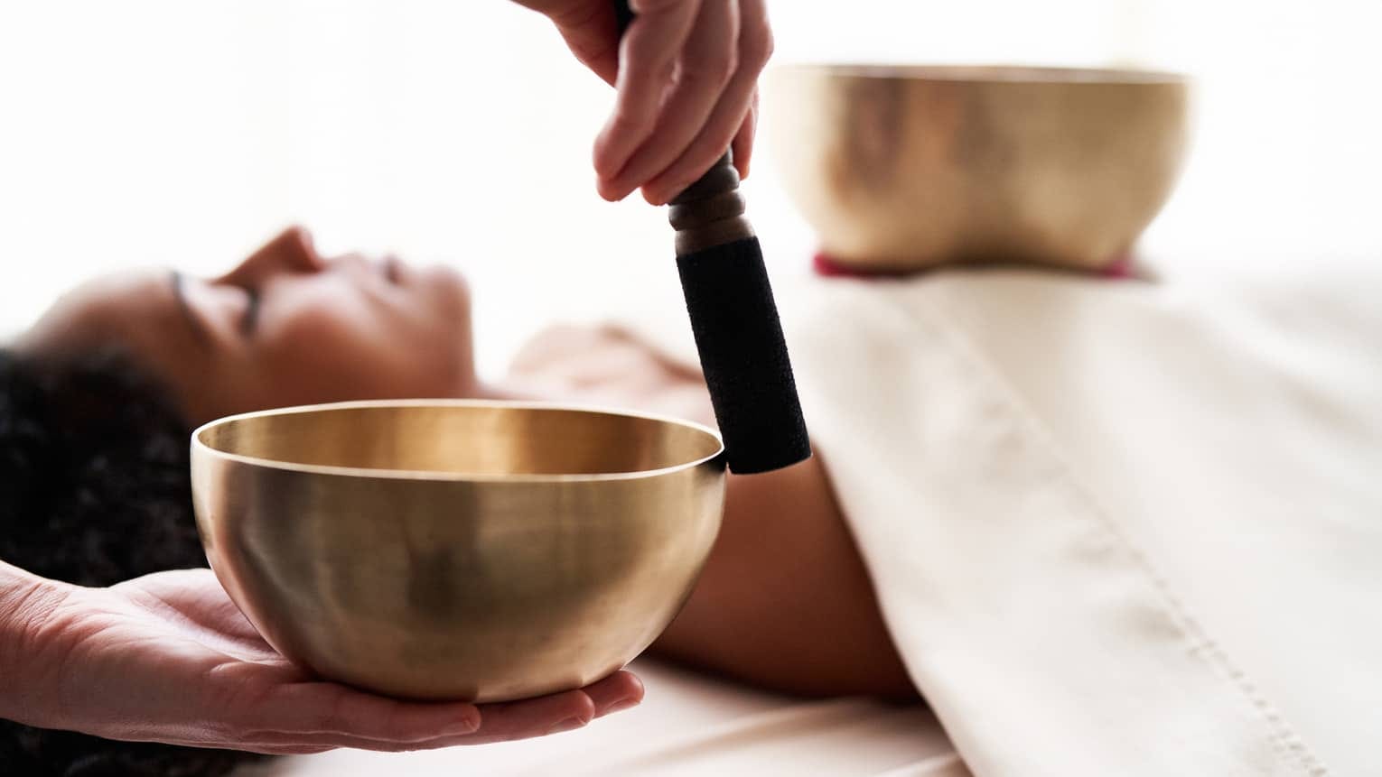 Sound healing wellness session